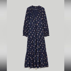 Madewell Plus Midi/Maxi Dress in Brittanica Floral, Size 3X